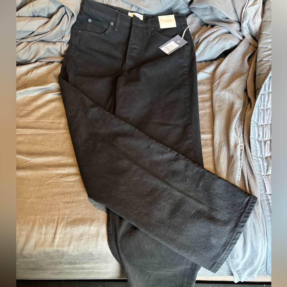 NWT Universal Thread Straight High Rise Black Jeans